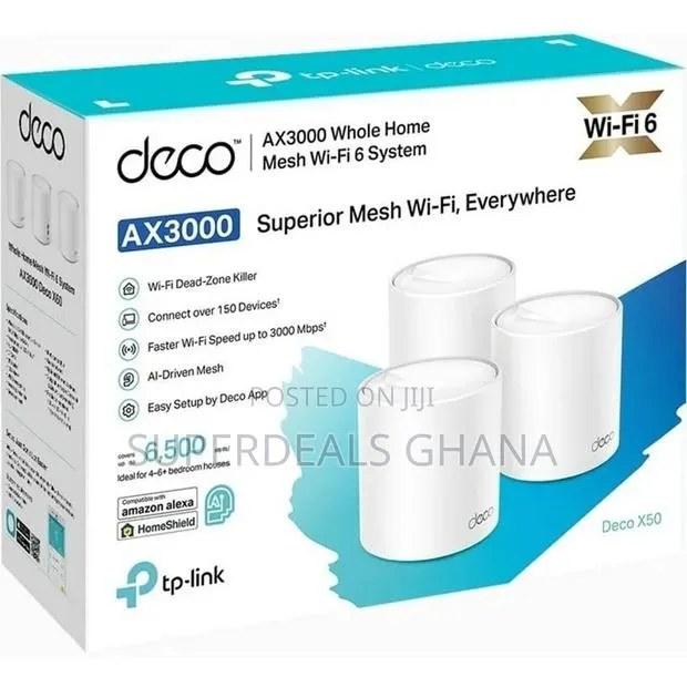 Tp-link Deco X50 Dual-band Wi-fi 6 Mesh Router · Photo 1