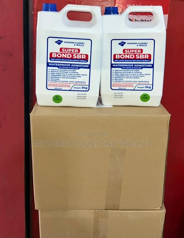 5l Super Bond SBR Latex Waterproof Admixture - Mortar and Concrete · Photo 1