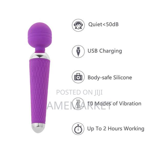 Rechargeable Cordless Wand Massager, Couples Vibrator · Photo 2