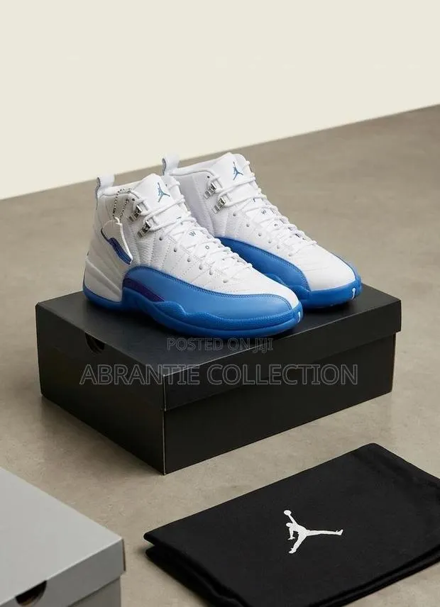 Air Jordan Retro 12 White/Blue · Photo 1
