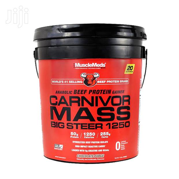 Musclemeds Carnivor Mass Big Steer 1250 Bucket 15 LBS · Photo 1
