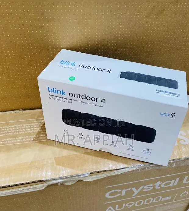 Sealed in Box Blinks Outdoor 4 Camera Set(Black). · Photo 1