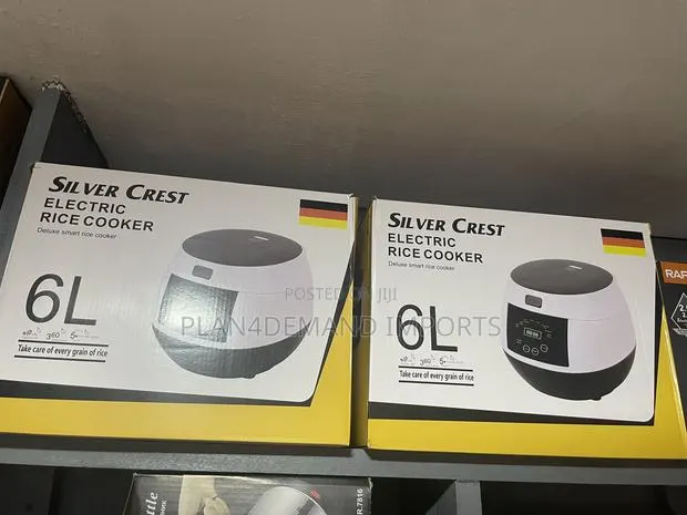 Silver Crest 6L Electric Rice Cooker – Deluxe Smart Rice Cooker · Photo 1