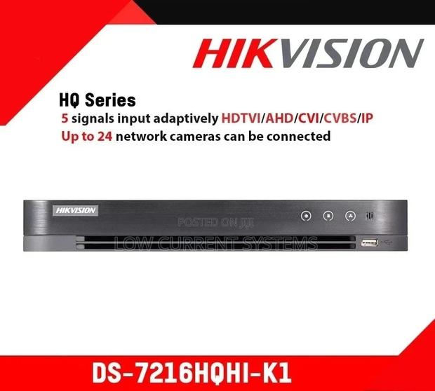 DVR Hikvision 16ch Two Way Audio 5mp Ids-7216hqhi-M1/Xt · Photo 1