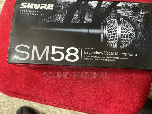 Shure Sm58 Cord Microphone · Photo 1
