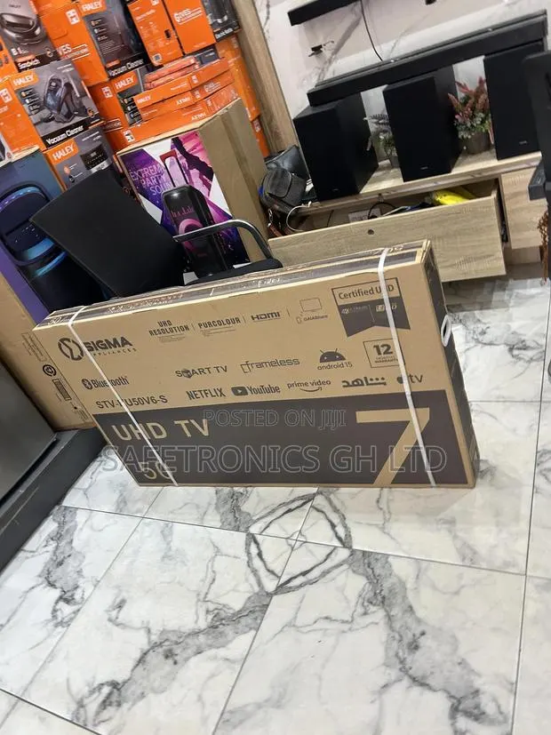 Try Out Quality Sigma Led 50 Inch Uhd 4k Smart Stv-ku50v6-s Frameless · Photo 1