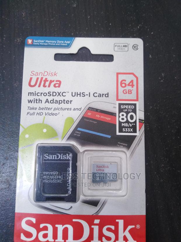 Sandisk 64gb Ultra Class 10 Memory Cards · Photo 2