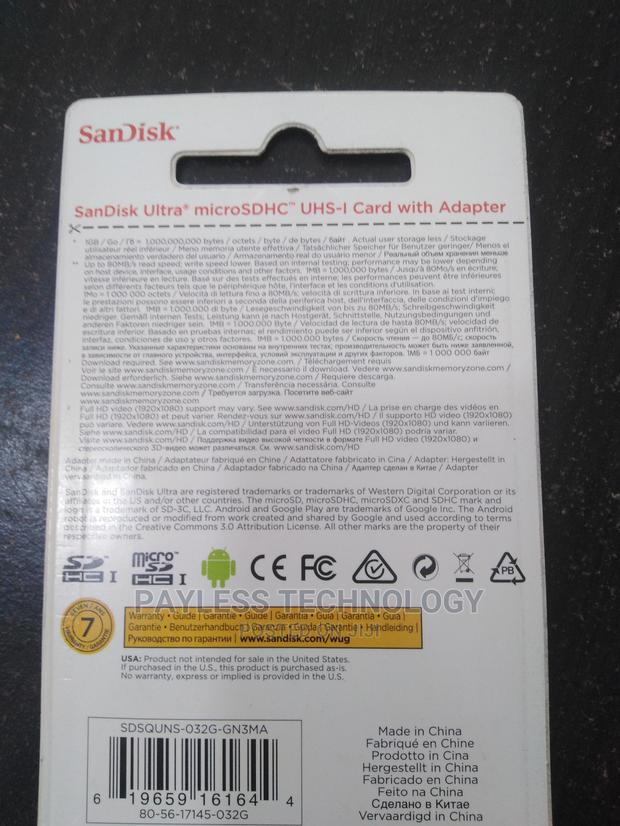 Sandisk Ultra 32gb Micro SD Card · Photo 2