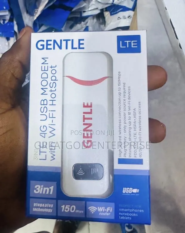 Gentle 3-in-1 LTE 4G USB Modem With Wi-Fi Hotspot · Photo 1