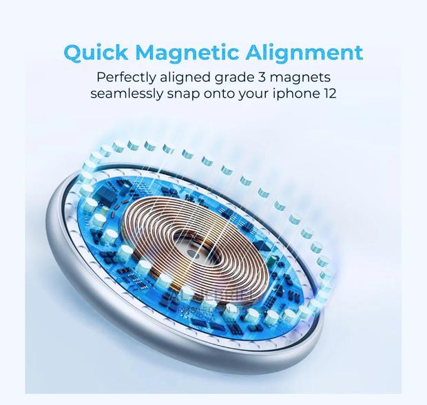 Promate Auramag-15w 15W Ultra-Fast Magnetic Wireless Charger · Photo 3