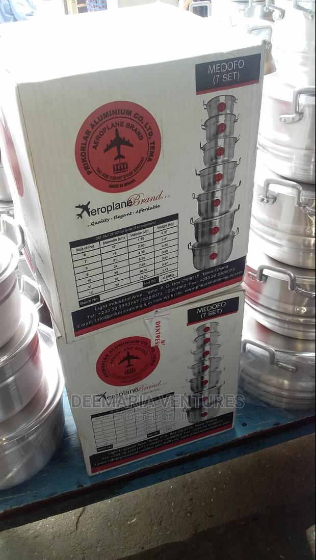 Original Locally Made 7 Set Aluminum Cooking Pots for Sale · Photo 2