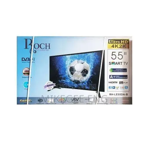 55inch Ultra HD Roch Smart and Android TV 2026 Model Free Wall Mount · Photo 1