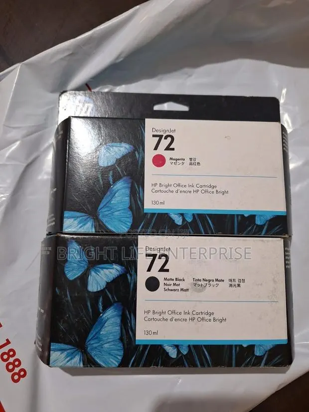 Hp 72 130ml Ink Cartridge Grey | Matte Black | Cyan | Magenta | · Photo 1