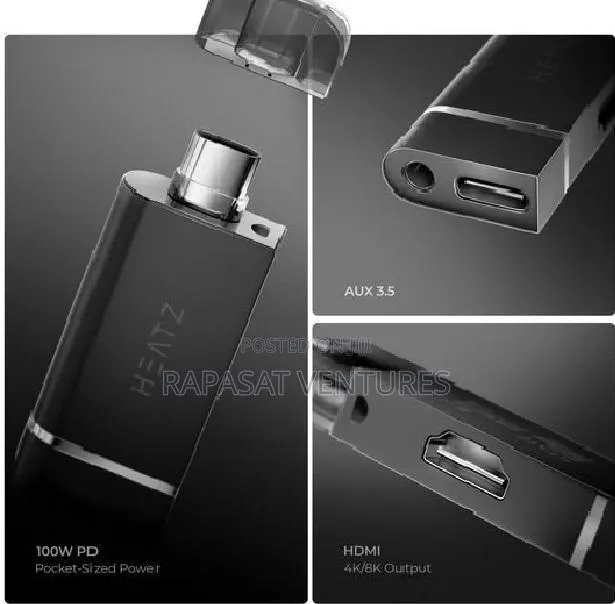 Heatz Zt90 Type-C to (Hdmi+Aux+Pd100w) Adapter · Photo 1