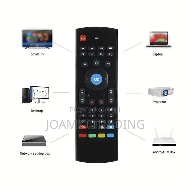 Fly Airmouse Remote Keyboard For Android TV, Smart TV, PC, · Photo 3