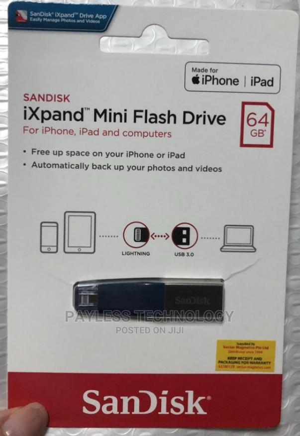 Sandisk 64gb Ixpand Flash Mini Pendrive · Photo 2