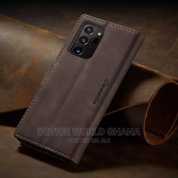 Caseme Leather Flip Case 4 Samsung S20+ S20 Note20 Note20+ · Photo 2