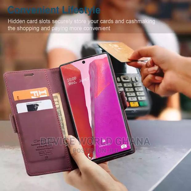 Caseme Leather Flip Case 4 Samsung S20+ S20 Note20 Note20+ · Photo 3