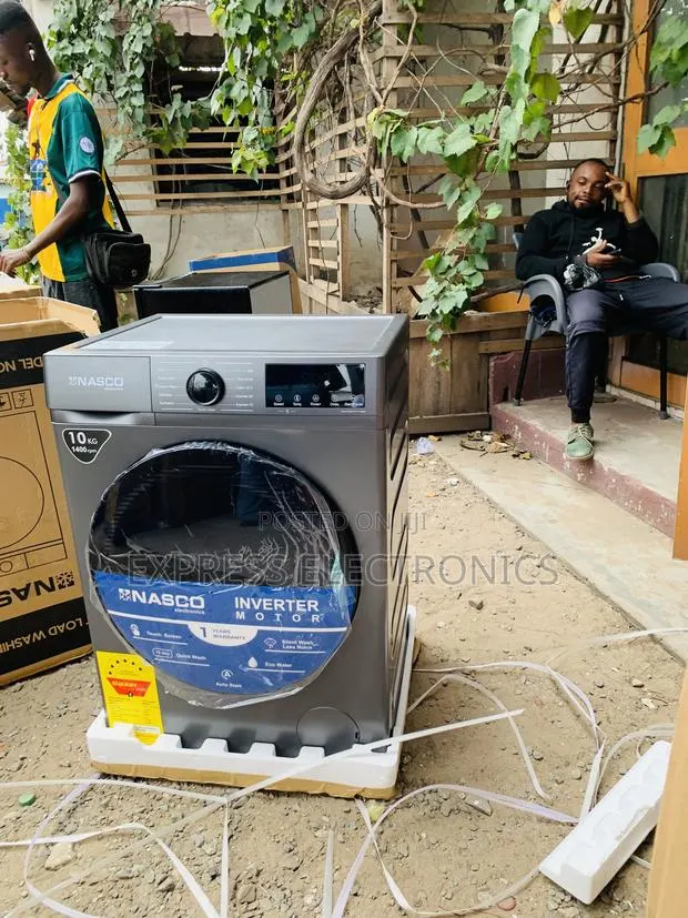 Spectacular Performance Nasco 10KG Front Load Washing (NASFL-JS10KG-S) · Photo 1