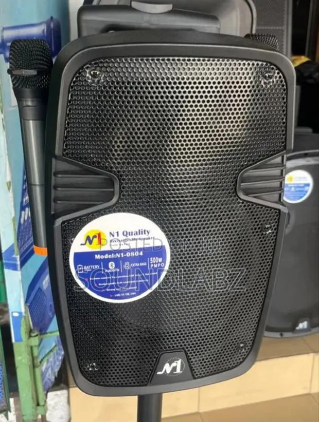 8inches N1 Bluetooth Speaker With Two Wireless Microphone · Photo 1