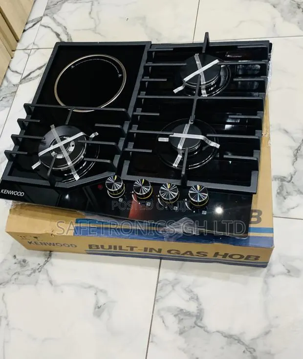 Safe Well Fortified • Kenwood 60cm Black 3+1 Inbuilt Hob · Photo 1