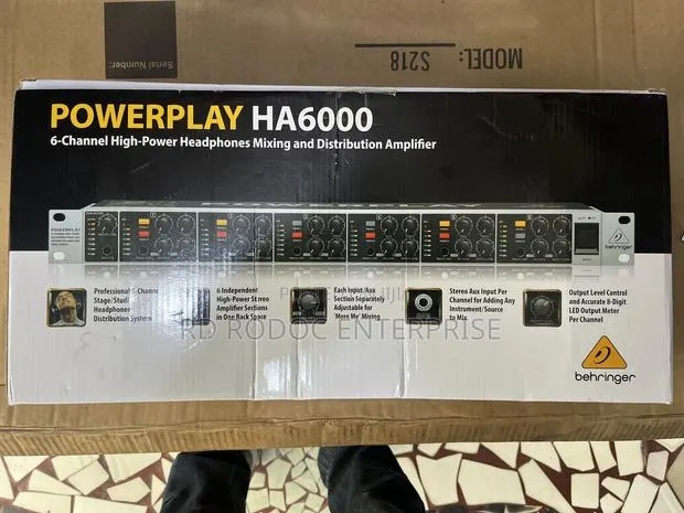 Behringer Powerplay HA6000 Headphones Amplifier/Distributor · Photo 1