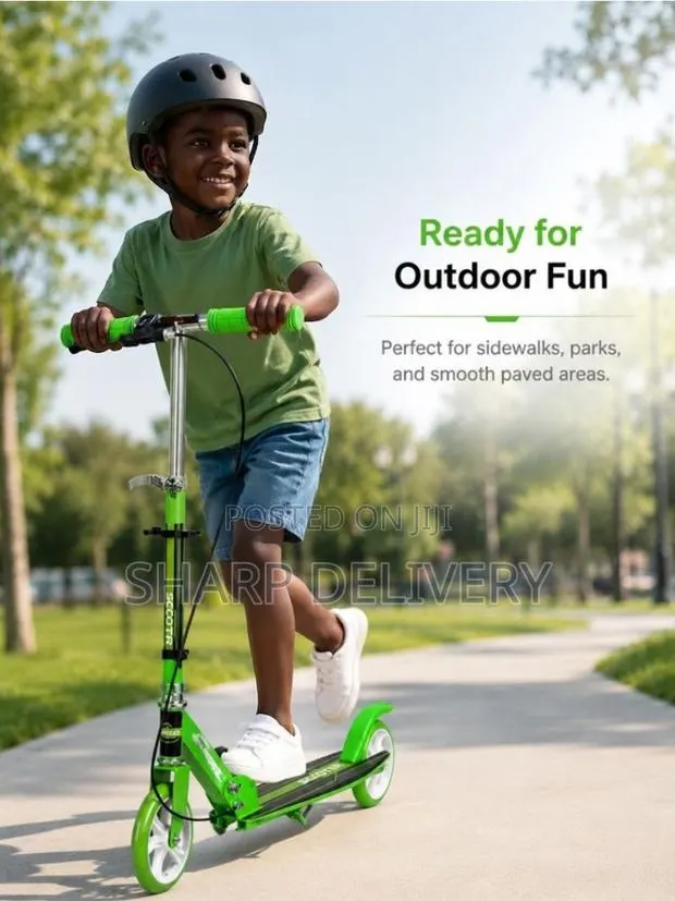 Kids 2-Wheel Foldable Big-Wheel Scooter for Ages 3+ · Photo 2