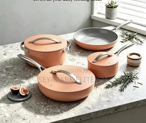 4 Set CONTAY Non-Stick Ceramic Cookware · Photo 1