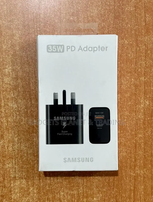 35w Power Adapter Duo Black Dual Ports Super Fast Charging · Photo 1