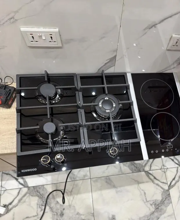 Order Kenwood 90cm Built in Tempered Glass(4 +2)Black · Photo 1