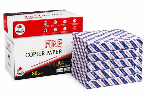 Fine Copy A4 Paper 80gsm – Premium Printing Photocopy Paper · Photo 1
