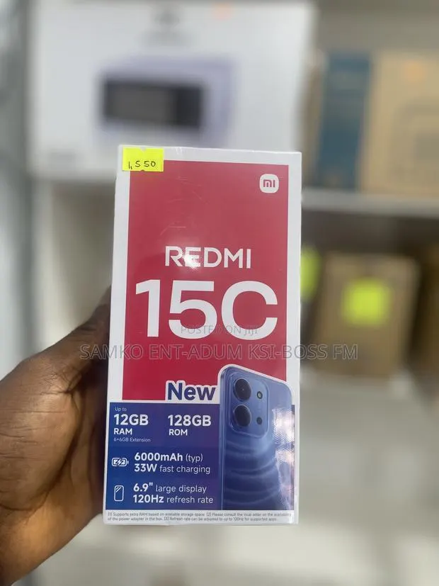 New Xiaomi Redmi 15C 4G 128 GB Black · Photo 1