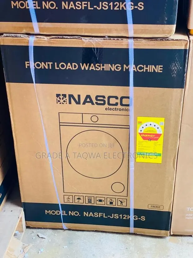 12.Kg Front Laod Nasco Washing Machine · Photo 1