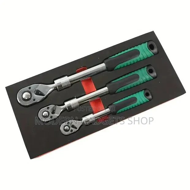 Professional 3-Piece Ratchet Wrench Set · Photo 2
