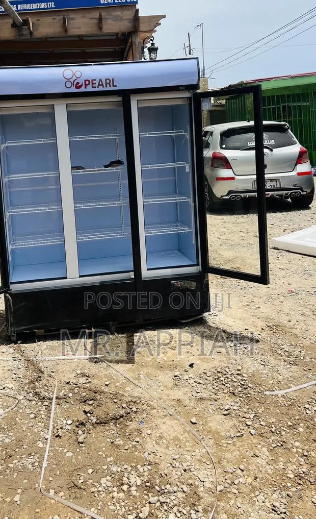 Super Durable Pearl 3 Door Beverage Cooler · Photo 1
