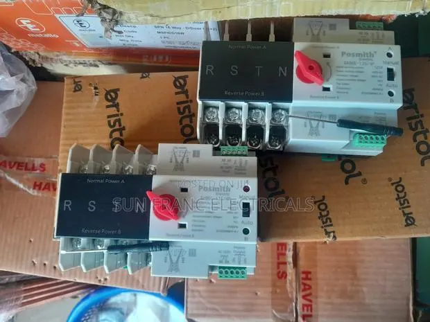 Saq5 125a 4pole Dual Power Automatic Transfer Switch · Photo 1