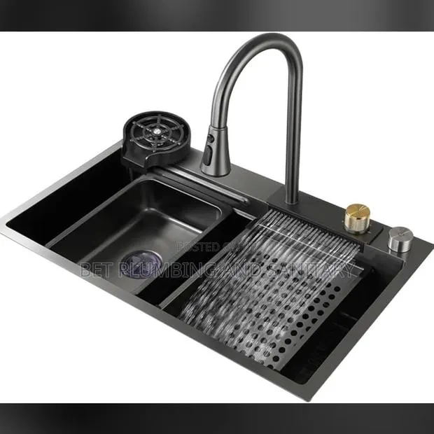 Smart Kitchen Sink With Pull Out Tap Complete _Cabinet Kitchen Sink · Photo 1