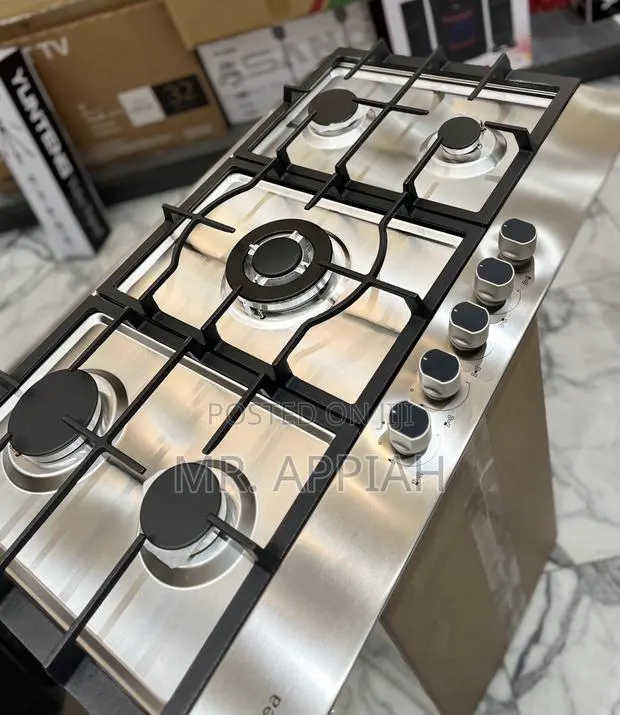 Auto Ignition Midea 90G50ME 90cm Inbuilt Hob(5 Gas)Gray. · Photo 1