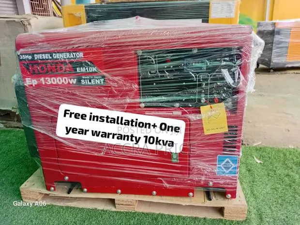 Diesel Generator 10kva Honda Easy Start With Smart Panel · Photo 1