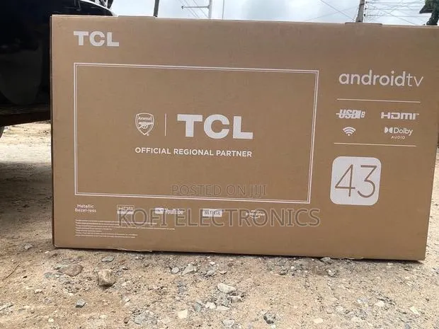 TCL 43” Android Tv Bezel-Less Design, Crystal Hd, Stunning Quality! · Photo 1