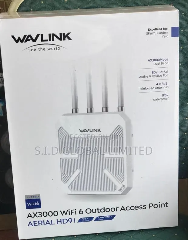 Wavlink Aerial Hd9 Wi-Fi 6 Lag-Free Outdoor Access Point · Photo 1