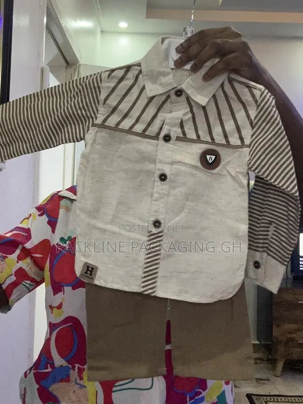 Babies Toddlers Kids Clothes Long Sleeves Shirts And Trousers · Photo 1