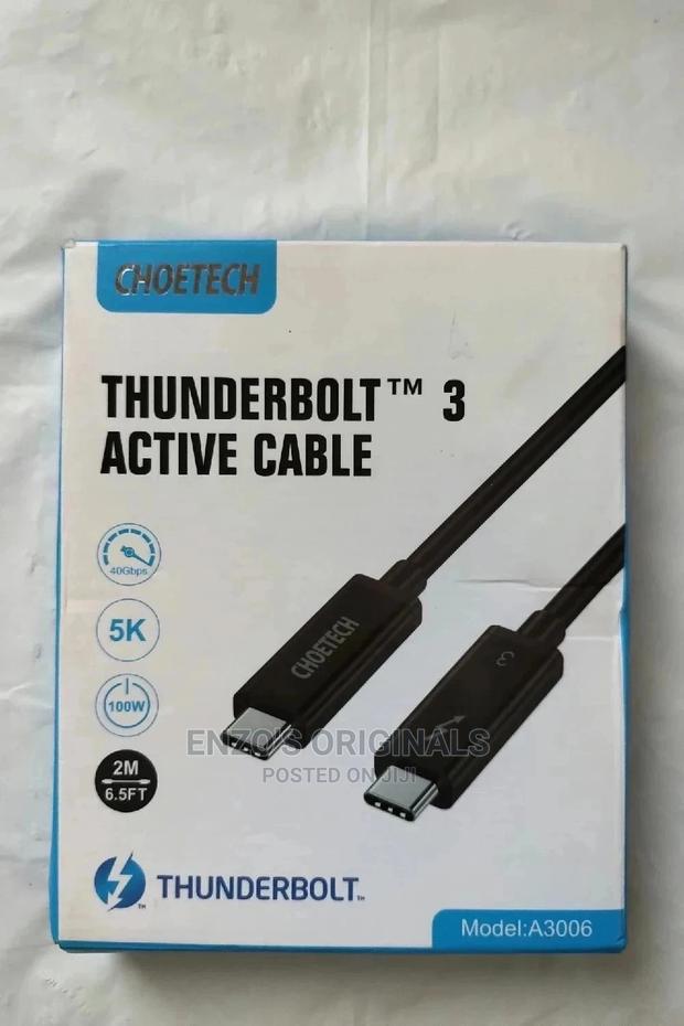 Thunderbolt 3 Active Cable 100w 40gbps Choetech Brand · Photo 1