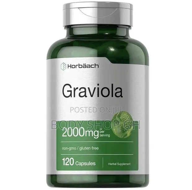 Horbäach Graviola Capsules | 120 Count | Soursop (Annona Muricata) · Photo 1