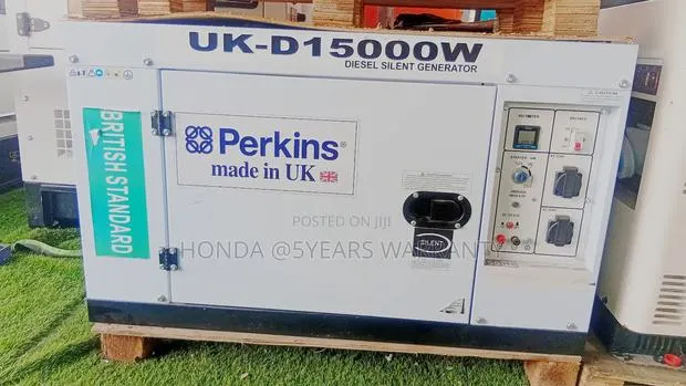 6. Perkins 15kva Diesel Generator – Quiet Fuel** · Photo 1