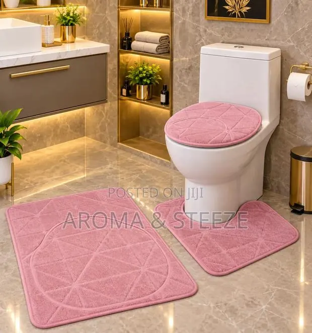 Light 3 in 1 Bathroom Mat Set · Photo 1
