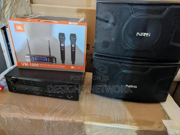 Discount Package - Two Speakers, Microphone, Amplifier · Photo 1