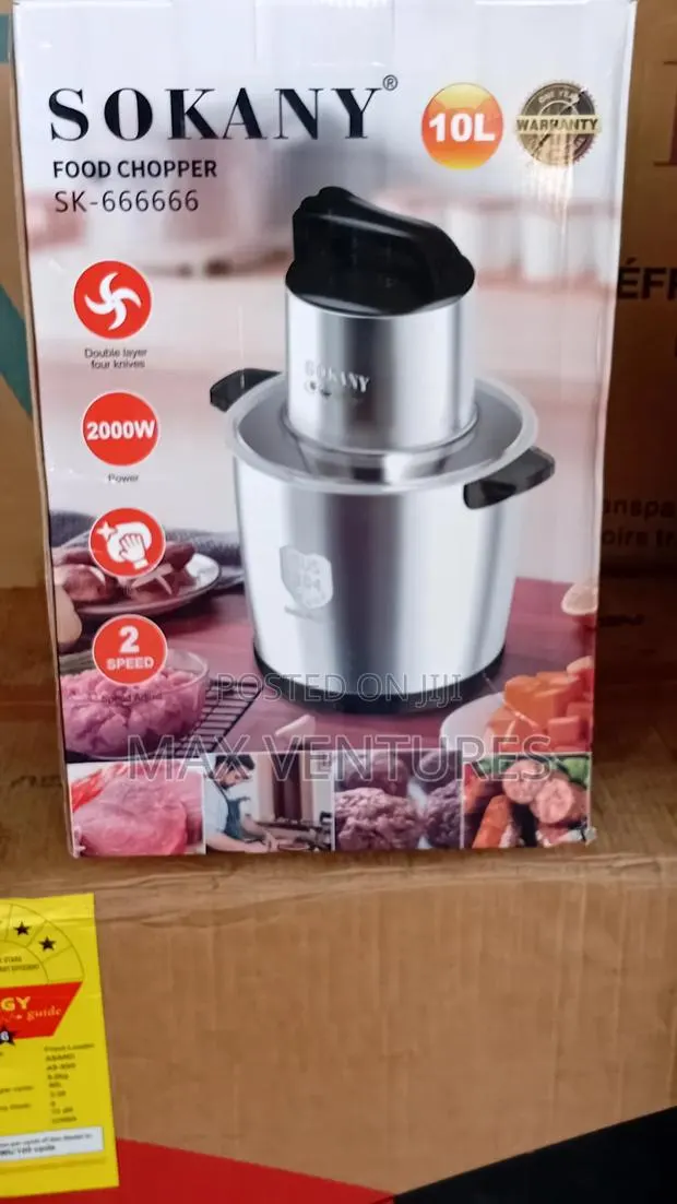 Upgrade Your Kitchen With the Sokany 10l Food Chopper 10l · Photo 1