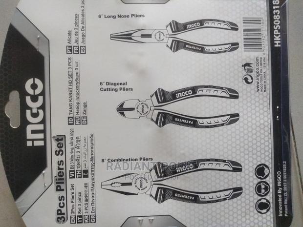 Ingco 3pcs Pliers Set New · Photo 2
