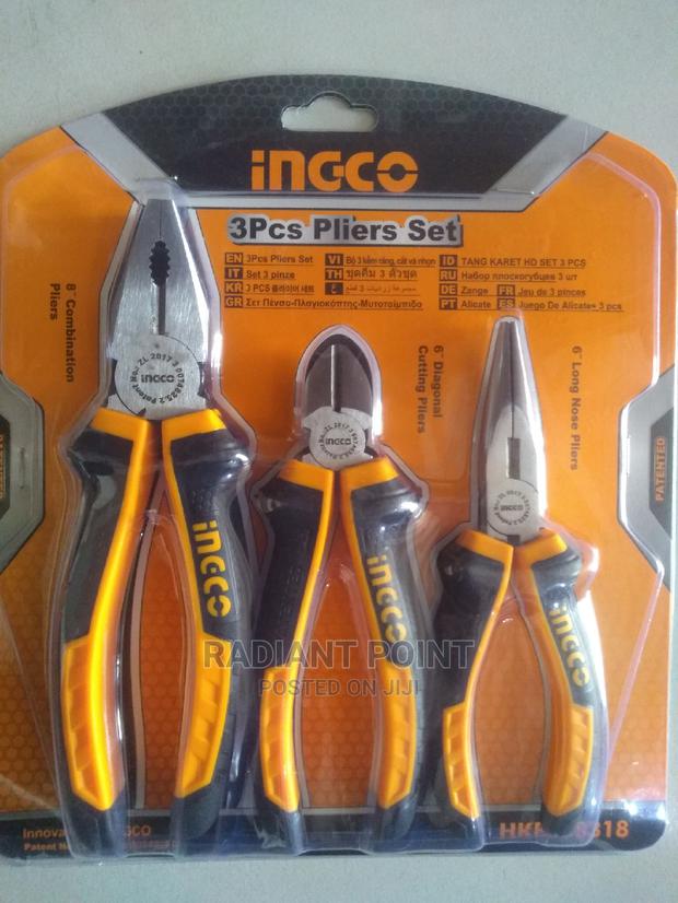 Ingco 3pcs Pliers Set New · Photo 1